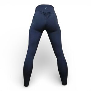 ZYIA Active Women's Black Hi-Rise Leggings Scrunch Ruched Butt